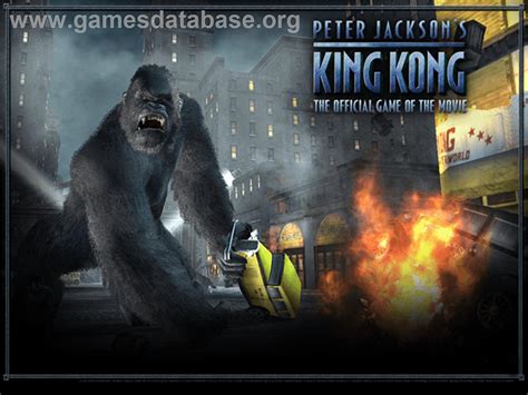 Peter Jackson's King Kong: The Official Game of the Movie.